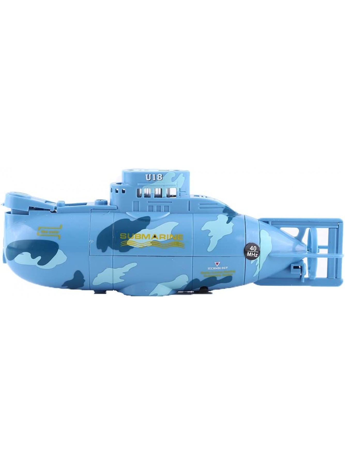 Mini Submarine Ferngesteuert U-Boot Kinder Spielzeug mit USB Kabel und FernbedienungBlau - B074JY55HY