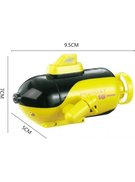 UJIKHSD Mini-RC-U-Boot 4-Kanal-Funk-RC-Simulation Atom-U-Boot-Militärmodell Elektrische Fernbedienung Boot Pool Aquarium Badespielzeug - B09ZQVG7F9