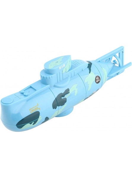Vbestlife 2 Farben Wiederaufladbares RC-Spielzeug mit Fernbedienung U-Boot-Modell Tauchboot Perfektes Kinderspielzeug Blau - B0BHR51GFR