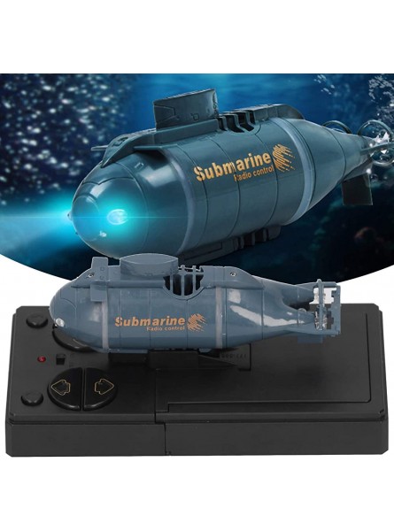 VGEBY RC U-Boot 2,4 G Drahtloses 6-Kanal-Fernbedienungs-U-Boot Wasserdichtes Mini-Elektro-Tauchboot-SpielzeugBlau - B0BDKV9MN3