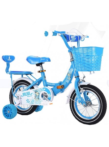 FUFU 12 14 Zoll Kinderfahrräder 2-5 Jahre Alt Jungen Und Mädchen Fahrrad Rosa Blau Lila - B08ZMKFKSB
