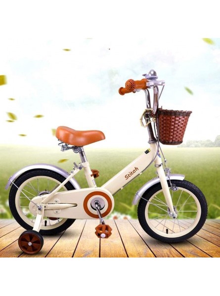 GAOTTINGSD Baby Dreirad Kinderdreirad Tricycle Kinderfahrräder Kinderfahrrad Jungen-Mädchen-Fahrrad-Größe 12 14 16 mit Stabilisator und Korb Fahrrad for Kinder Size : 12 - B09C5D1GMB