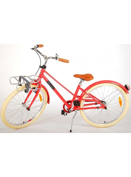 Volare Melody Kinderfahrrad Mädchen 24 Zoll Pastellrot Prime Collection - B08S3YM1HW