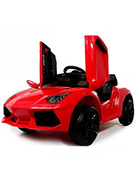 ATAA Super-Sport-12V rot Elektro-Auto für Mädchen und Jungen mit Fernbedienung und 12V Batterie - B0B56ZLCKK