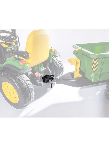 Rolly Toys 125012 rollyMulti Trailer für Trettraktoren für Kinder von 3 10 Jahre Dreiseitenkipper Anhänger-Adapter kompatibel mit Peg Perego Traktoren - B0B9G2W995