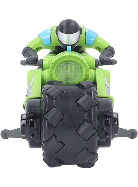 FRZY Ferngesteuerte Motorräder robuster Körper und Sender 360-Grad-Stunts RC-Motorrad für den Außenbereich Grün - B0BD2H7GN6
