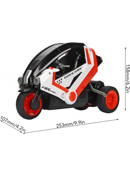 FRZY RC Drift Motorrad RC Drift Autocycle Spielzeug 2,4 GHz mit Ladekabel für Orange - B0BD3GNKR2