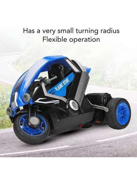 JUMZ RC Drift Autocycle Spielzeug 2,4 GHz RC Drift Motorrad Schnelle und genaue Reaktion Super Anti-Interferenz mit Ladekabel für den Außenbereich Blau - B0BCH3H1HL
