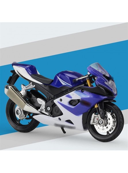 MISTJIA Motorrad 1:18 Für Suzuki GSX1300R GSX-R600 GSX-R1000 GSX-R750 Modell Motorrad Modell Kinderspielzeug Erwachsene Ornamente Color : Blue - B0BCZHLZZJ