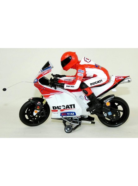 NewRay 88815 Ferngesteuertes Modellmotorrad Ducati Desmosedici C.Stoner Nr.4 1:9 - B01CML5LQM