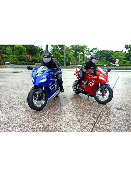 RC-Motorrad ferngesteuerte Motorräder Hochgeschwindigkeits-RC-Auto ferngesteuertes Auto 2,4-GHz-Drift-Stunt-Auto Motorrad für Kinder ab 4 5 6 7 8 Jahren - B0BLSF6P5G